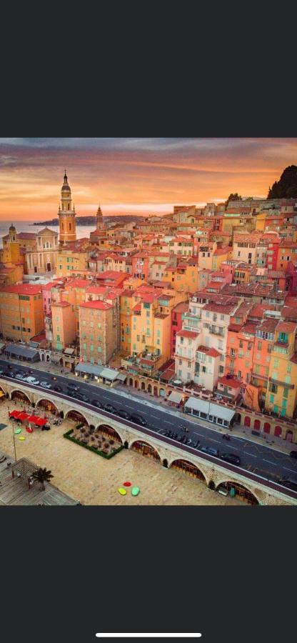 Menton Centre Vue Imprenable Sur Mer Et Jardin Bioves Экстерьер фото