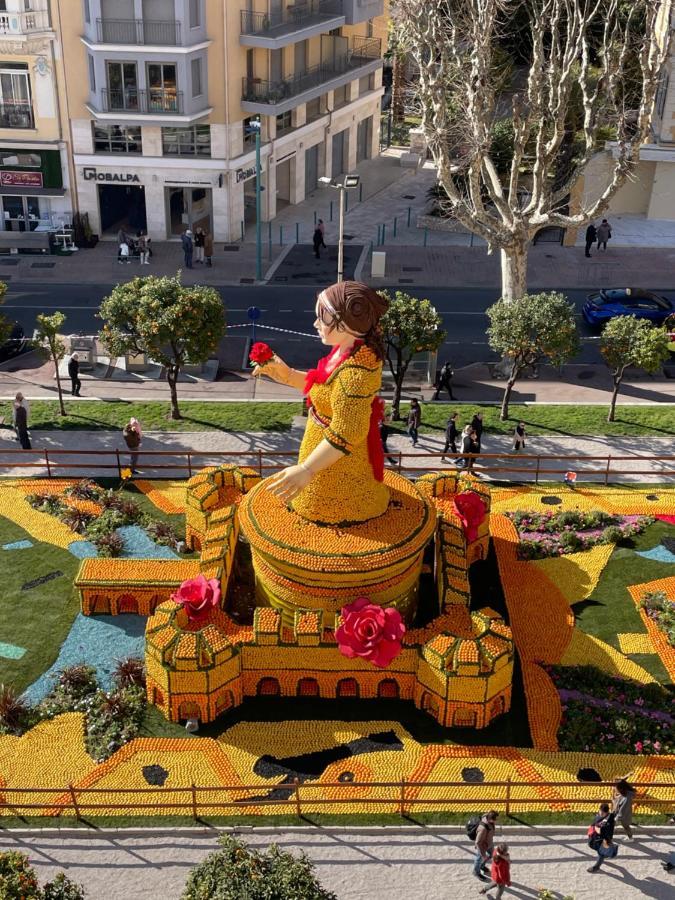 Menton Centre Vue Imprenable Sur Mer Et Jardin Bioves Экстерьер фото