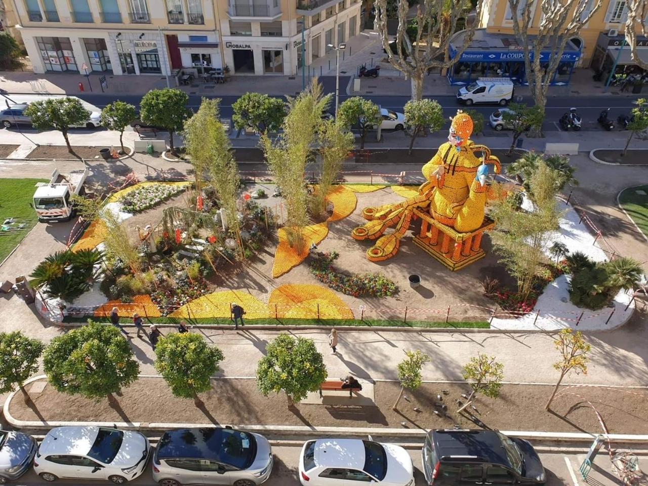 Menton Centre Vue Imprenable Sur Mer Et Jardin Bioves Экстерьер фото