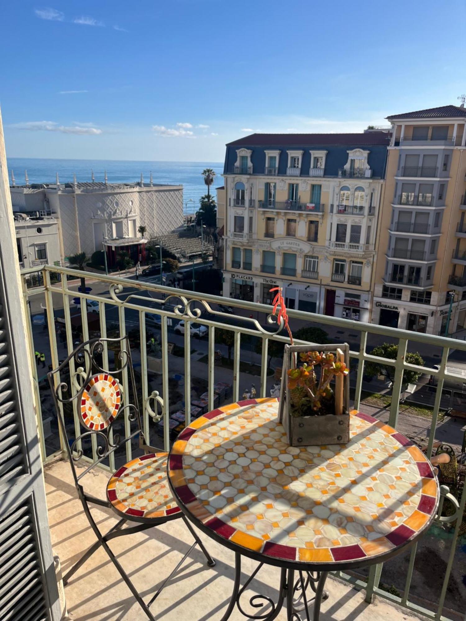 Menton Centre Vue Imprenable Sur Mer Et Jardin Bioves Экстерьер фото